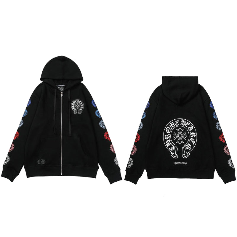 Chrome Hearts Zip Up Hoodie K5011