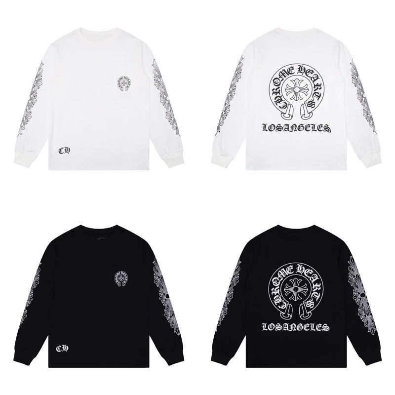 Chrome Hearts Men's Long-Sleeve T-shirt Sweatshirt K8008