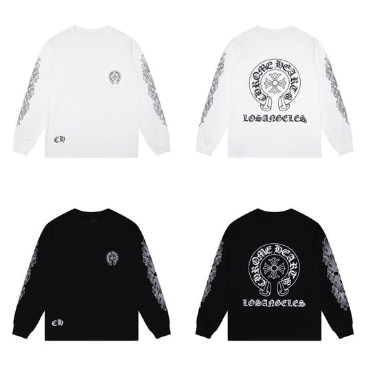 Chrome Hearts Men's Long-Sleeve T-shirt Sweatshirt K8008