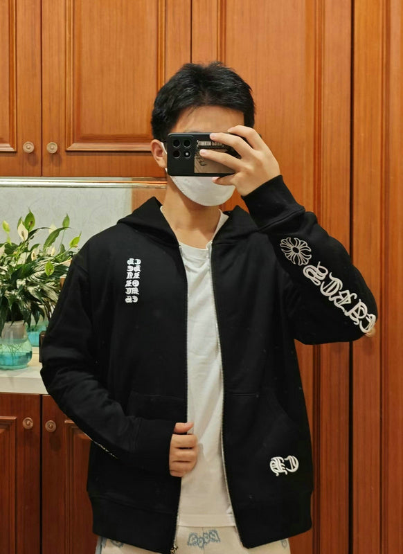 Chrome Hearts Zip Up Hoodie