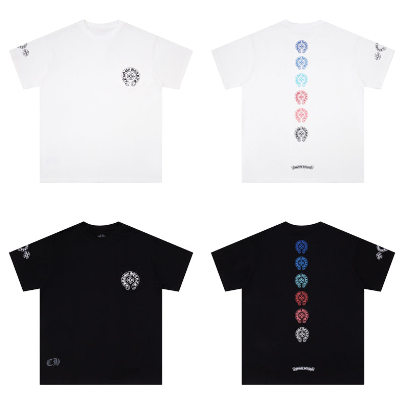 Chrome Hearts Multi Color Horse Shoe T-shirt K6048