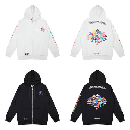 Chrome Hearts Zip Up Hoodie K5015