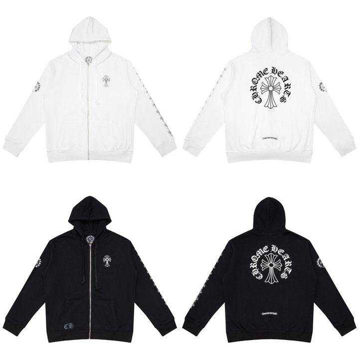 Chrome Hearts Zip Up Hoodie K5007